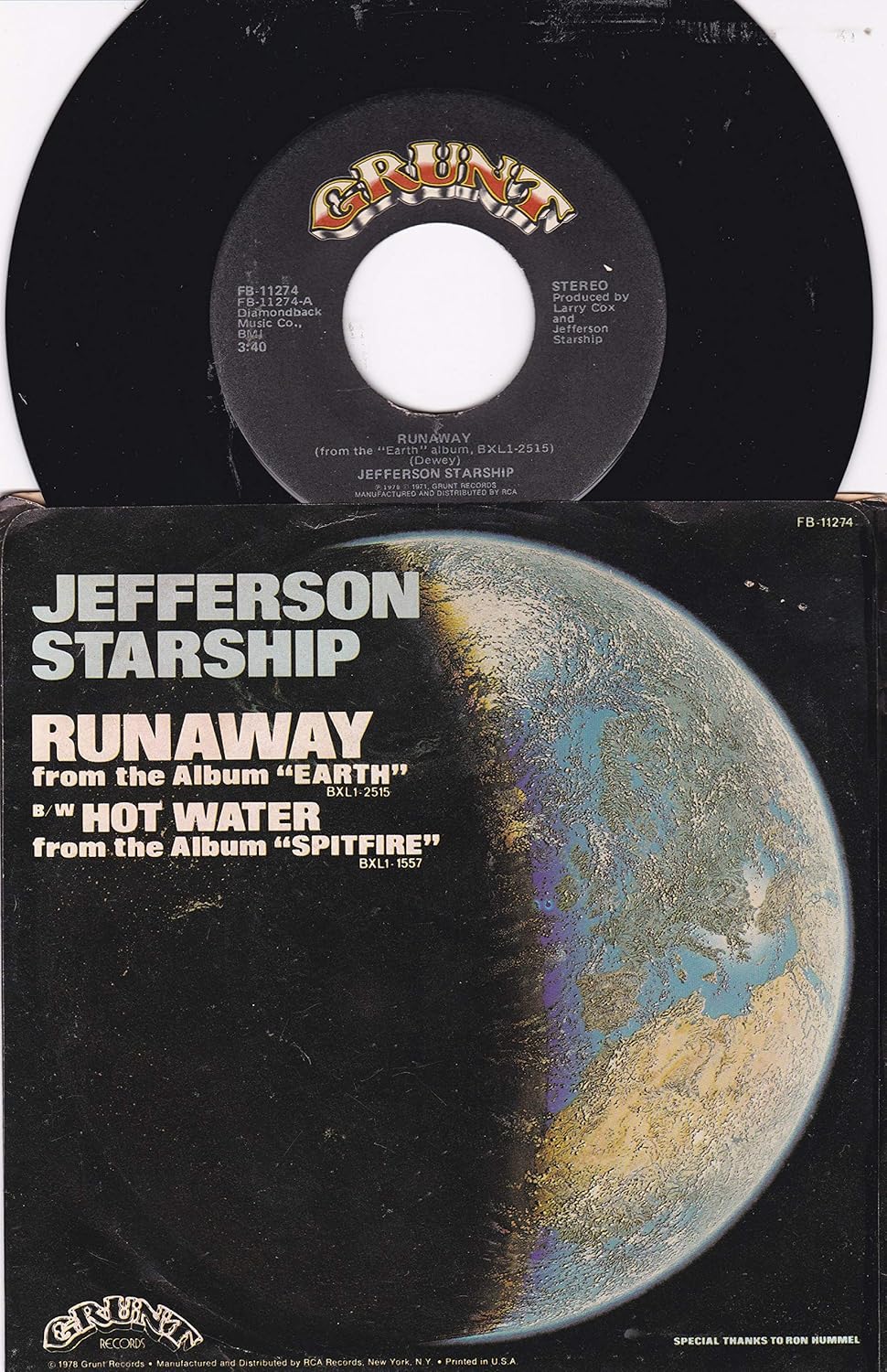 Runaway Jefferson Starship 7" 45 Amazon.de Musik