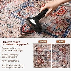 YJ.GWL Area Rug 3x5, Washable Entryway Rug, Soft