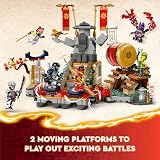 LEGO NINJAGO Tournament Battle Arena 71818 Kai Jay Sora Cinder Wolf Mask view 3