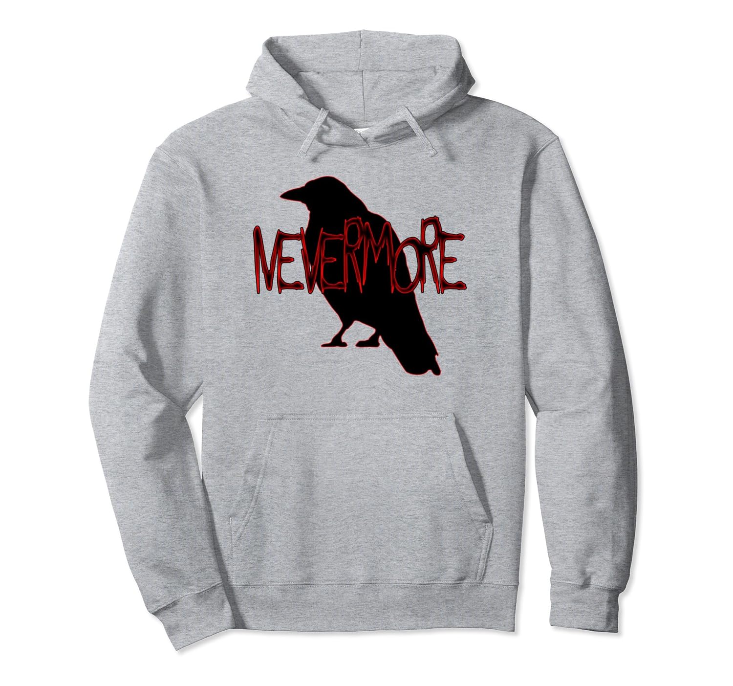 Spooky, Creepy Nevermore Raven Edgar Allan Poe Gift Hoodie-ANZ