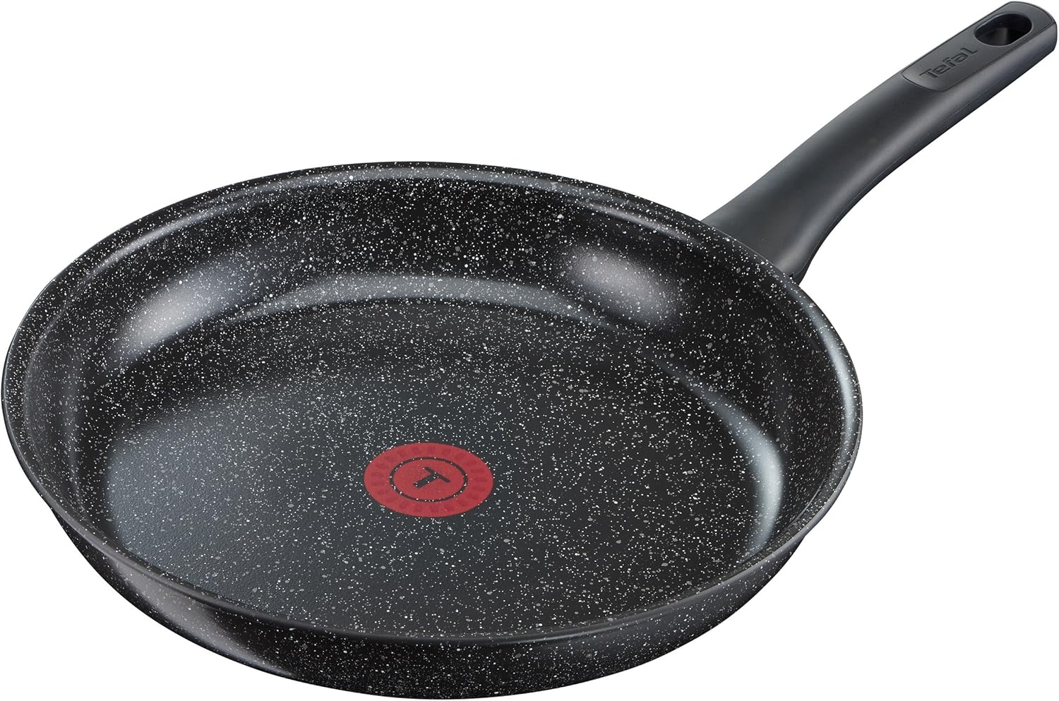 Tefal Asteroid C40804 Keramik-Pfanne 24 cm, Aluminium, schwarz/grau mit Stone-Effect