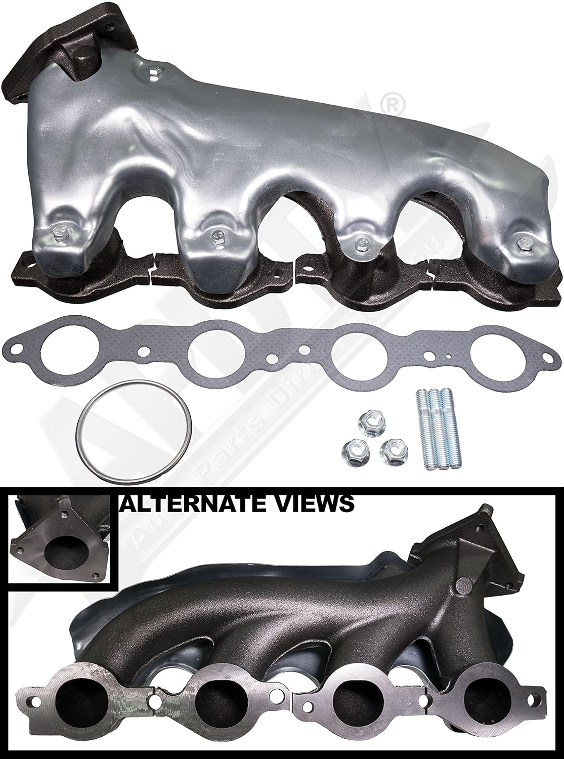 Apdty 785633 Exhaust Manifold Cast Iron Assembly W Heat