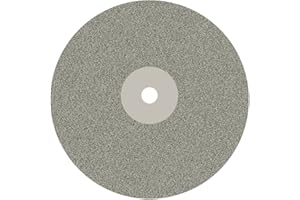 DZQ Diamond Grinding Wheel Disc Arbor Hole 6" x 1/2" Abrasive Lap 60 grit for Cutting or Sanding Stone and Glass