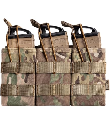 Amazon.com: Condor Triple M4/M16 Open Top Mag Pouch, Black