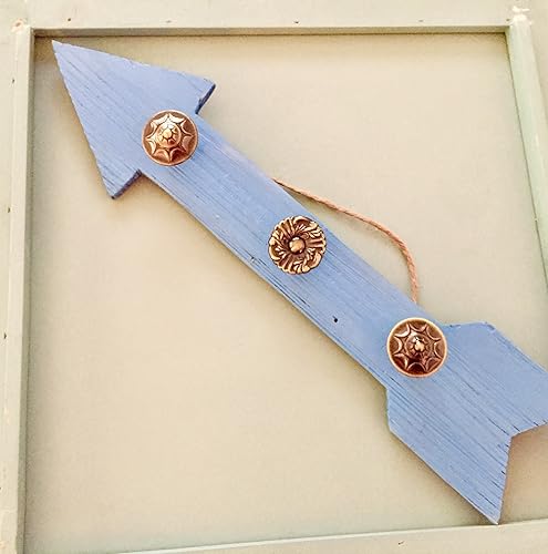 Amazon Com Decorative Wooden Arrow With Hanging Knobs Handmade