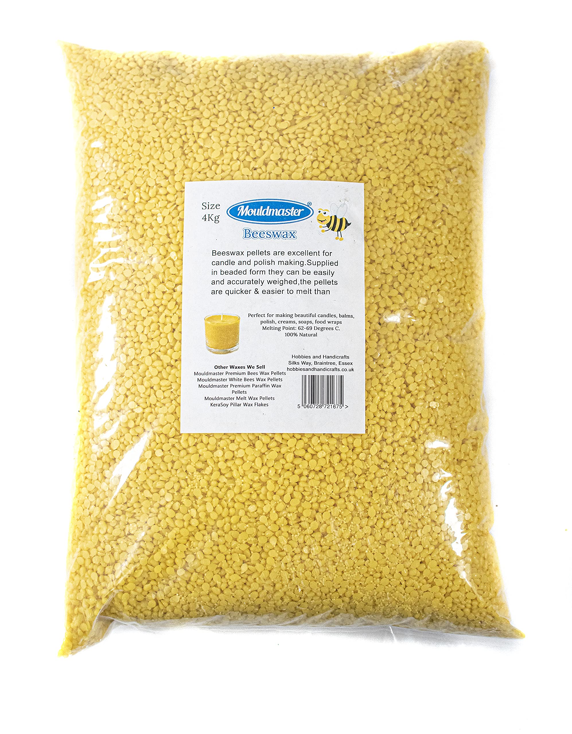 Mouldmaster Bees Wax, Yellow, 4kg