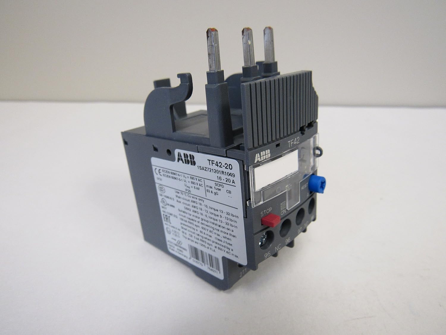 Overload Protection Relays ABB TF4238 Thermal Overload Relay