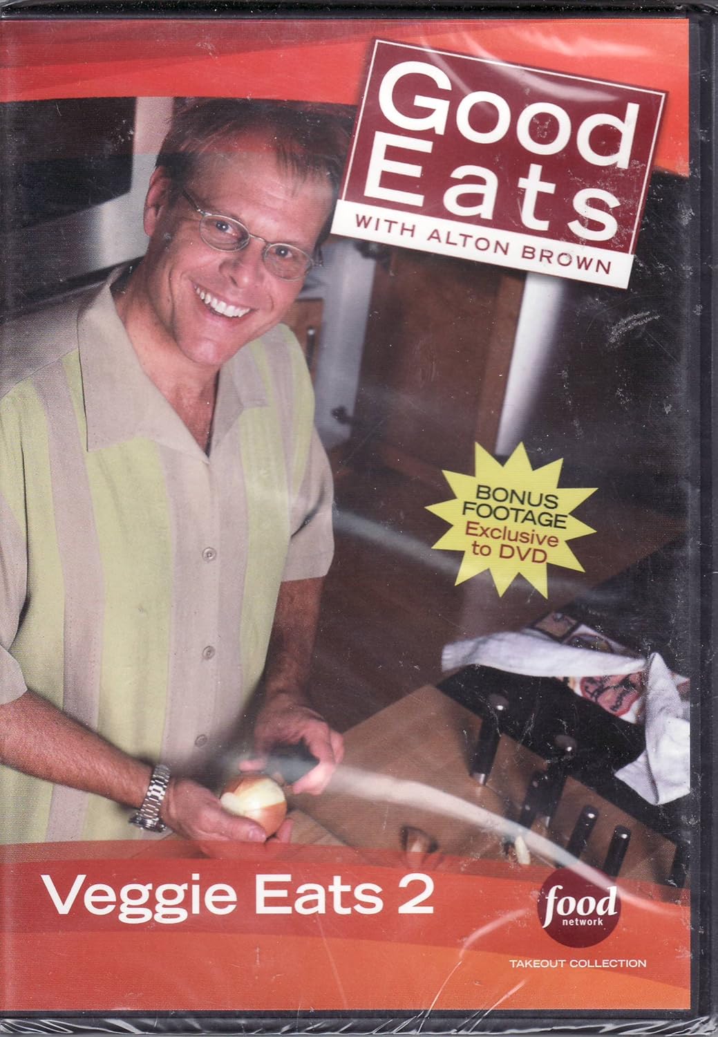 Food Network Takeout Collection DVD - Good Eats With Alton Brown - Veggie Eats 2 - Includes BONUS FOOTAGE Plus The Fungal Gourmet / Head Games / Squash Court
