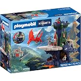Playmobil | Knights | Dragon Knights Tower | Tower with Dragon, Drawbridge &amp; Dragon&rsquo;s Head Cave | Knights Castle Toy for Children Aged 4+ | 72113