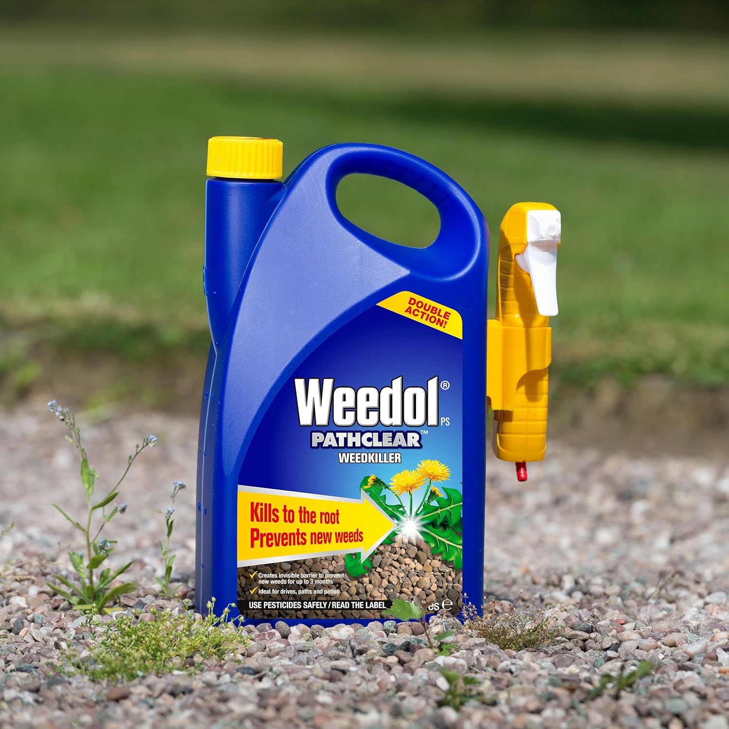 Weedol 13154 Path Clear Double Action Weed Killer, Blue, 3 Litre Power