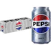 Diet Pepsi Cola Soda, 12 Fl Oz Cans (Pack of 12)