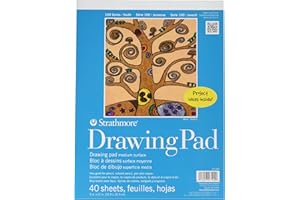 Strathmore 100 Series Youth Drawing Pad, 9 by 12", 40 Sheets