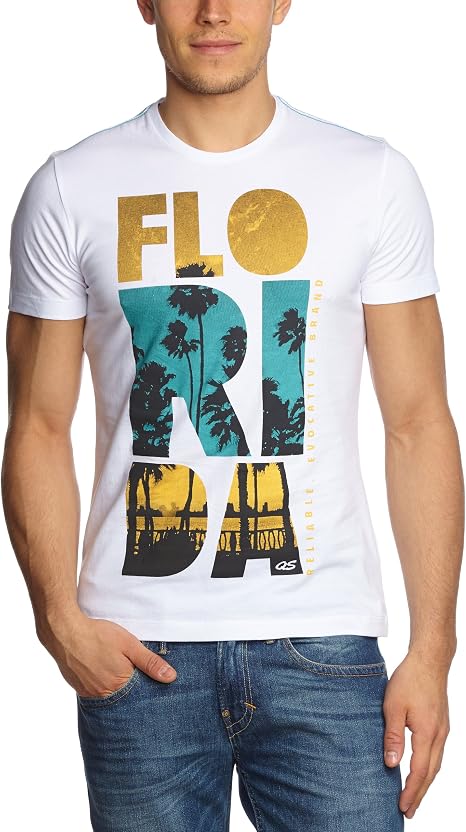 S.Oliver Herren T-Shirt, Meliert – Klassisches Basic Für Jeden Tag