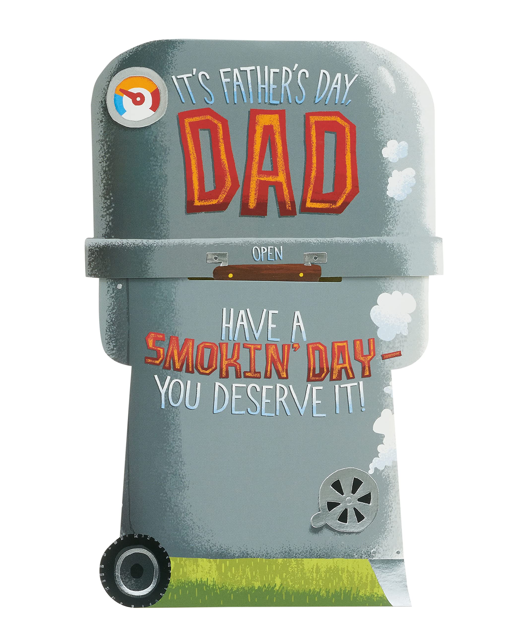 UK Greetings Father's Day Card For Dad With Envelope - Barbeque Design