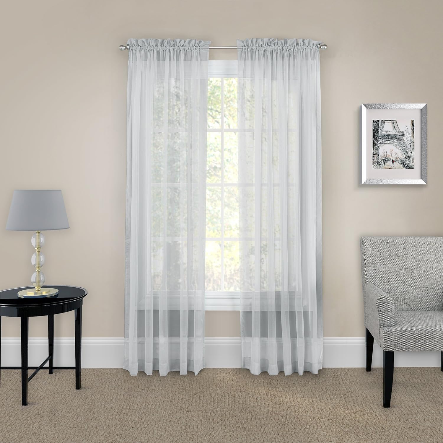 Amazon Com Pairs To Go Sheer Curtains For Bedroom Victoria