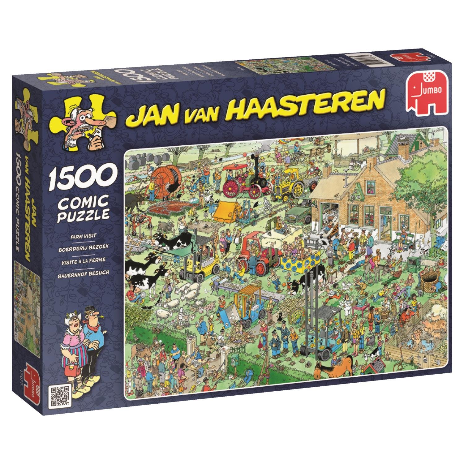 Jumbo Jan van Haasteren Farm Visit Jigsaw Puzzle (1500 Pieces) Buy Online in United Arab