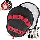 Bifobar Pet Hair Removal Gloves - Magic Brush Electrostatic Mitt for Dogs, Reusable Grooming Glove - Dog Hair Remover Tool wi