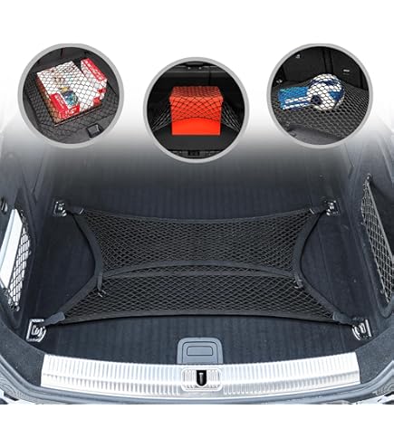 Bagagenet Voor Audi Q5 2018-2024 – Elastische Organizer Voor Kofferbak, Groot Formaat, Voorkomt Schuiven