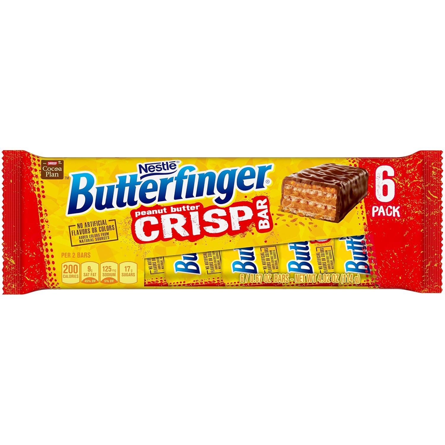Butterfinger 6 Piece Crisp Candy Bars 