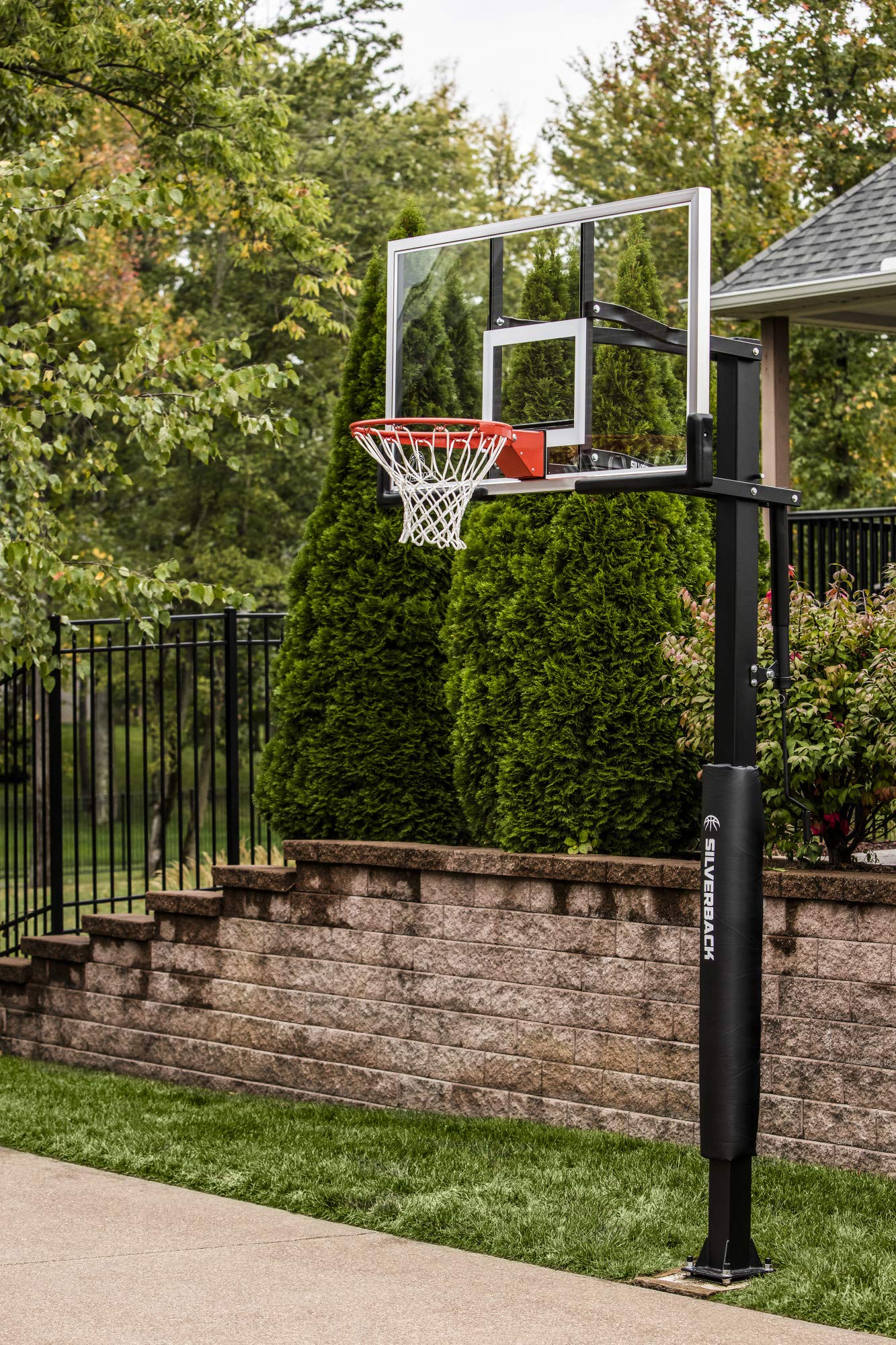 Silverback 60" InGround Basketball Hoop with AdjustableHeight