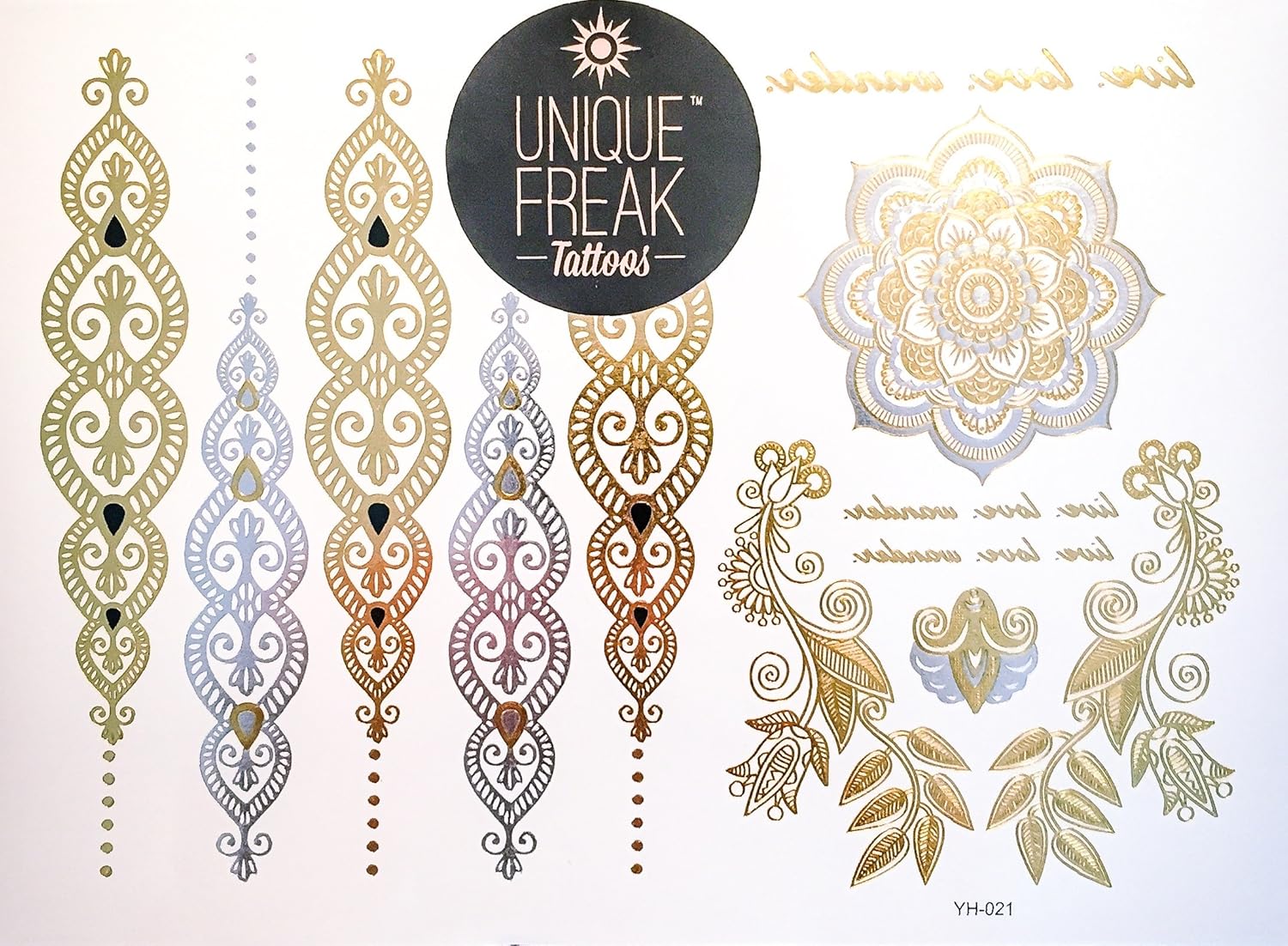 Unique Freak Tattoos New Boho Premium Quality Body And Hair Hand
