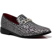 Steve Madden “Caviarr” Men 9 M Studded Bling Satin-Lined Slippers Smoking Shoes Amazon.com | Steve Madden Men main image 4