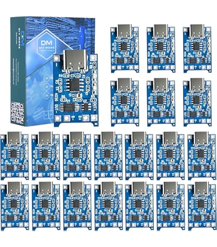 Módulos Electrónica Módulo Cargador TP4056 Micro USB - 5V 1A Para Baterías Li-ion, Incluye E-Book Módulo Carga Li-ion 1a