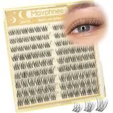 8-12MM Natural Lash Clusters Short Eyelash Clusters Clear Band Cluster Lashes Extensions Wispy Individual Lashes CC Curve Fluffy Pesta&ntilde;as Postizas Naturales 108PCS Cluster Eyelash Extensions