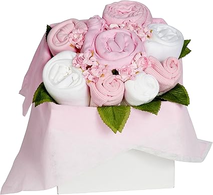 Boite A Fleurs Pour Bebe Fille Rose Amazon Fr Bebes Puericulture