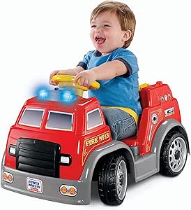 Amazon.com: Power Wheels Toddler Fire Truck: Toys & Games