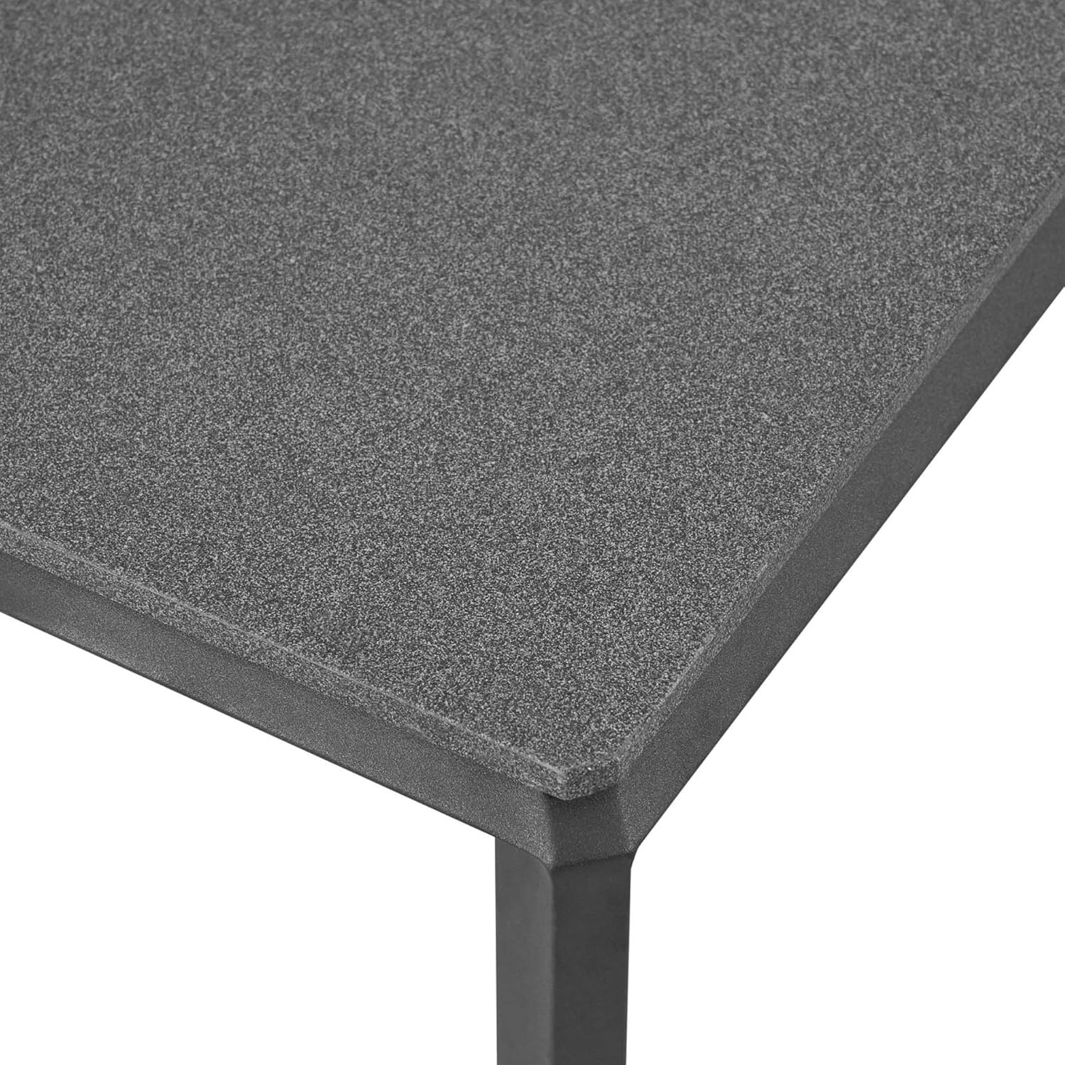 Ergode Riverside Aluminum Outdoor Patio Coffee Table - Gray : Garden & Outdoor