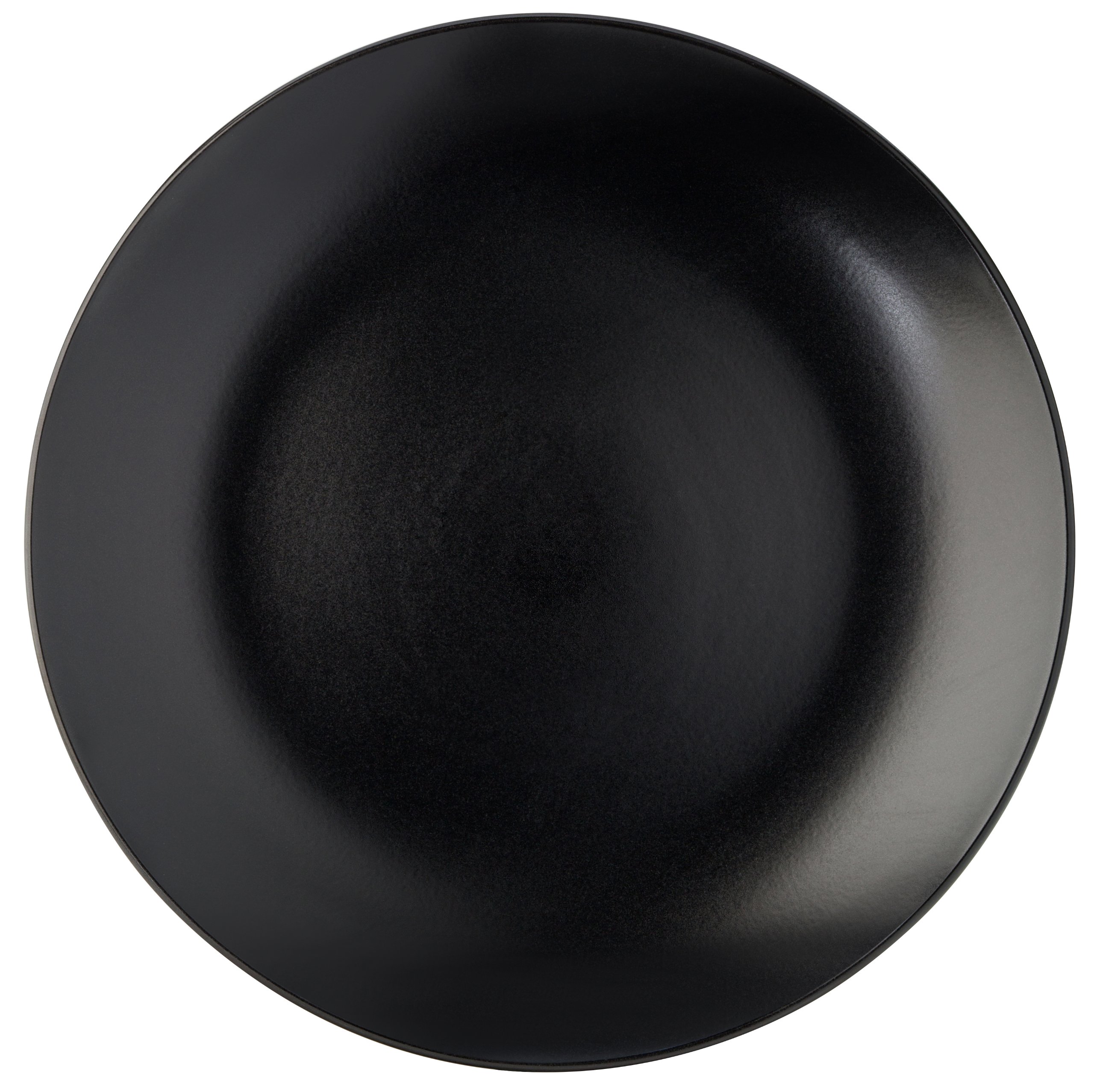Utopia K90078 Noir Coupe Plate, 12", 30 cm (Pack of 6)