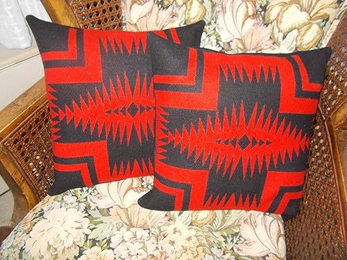 Amazon Com One Pendleton Wool Throw Pillow W Insert Handmade