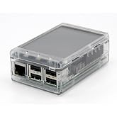 sb components 3.2" TFT LCD Transparent Case for Raspberry Pi 2 and Raspberry Pi 3 (Clear)