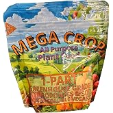 Mega Crop 1-Part Complete Base Nutrient - Hydroponic and Soil Fertilizer for Plants with Organics &ndash; Easy to Use for Max harvests - makes 100+ Gallons