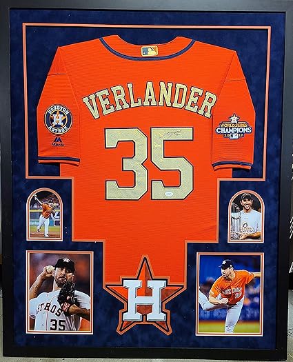 justin verlander autographed jersey