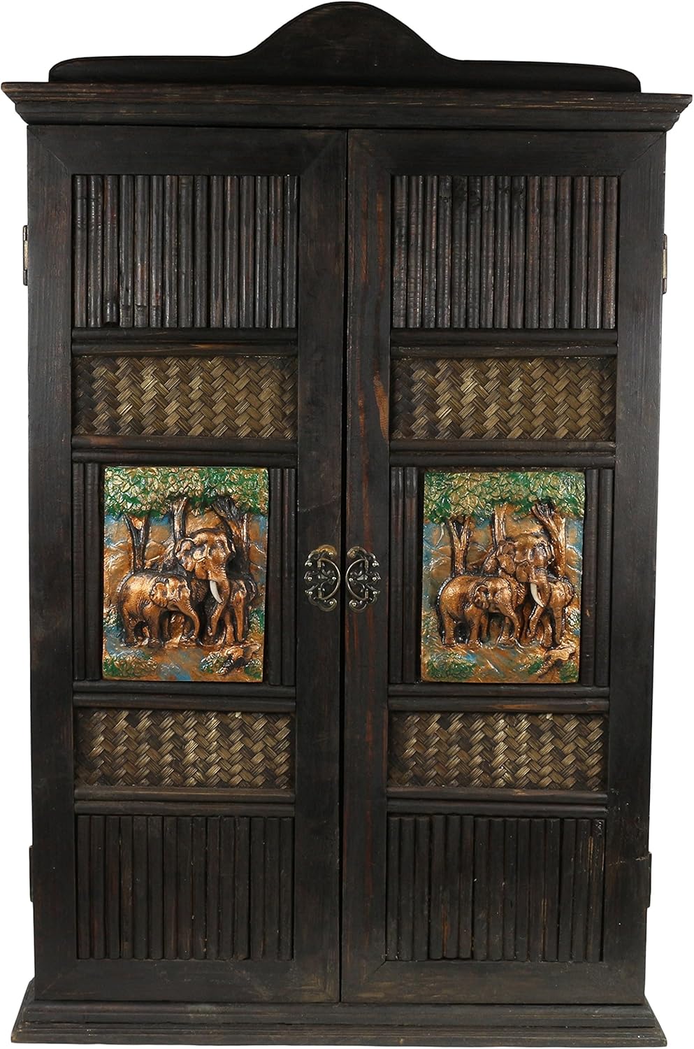 Small Medicine Cabinet Key Box Wall Cabinet Magazine Rack Version Wood Nr 9 44 5 X 70 X 11 Cm Amazon Co Uk Kitchen Home