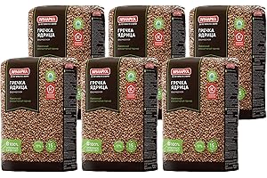 Yarmarka Farm Rosted Buckwheat Groats 700g/1.54lb Non GMO, Kosher, Diet Friendly (Pack of 6)