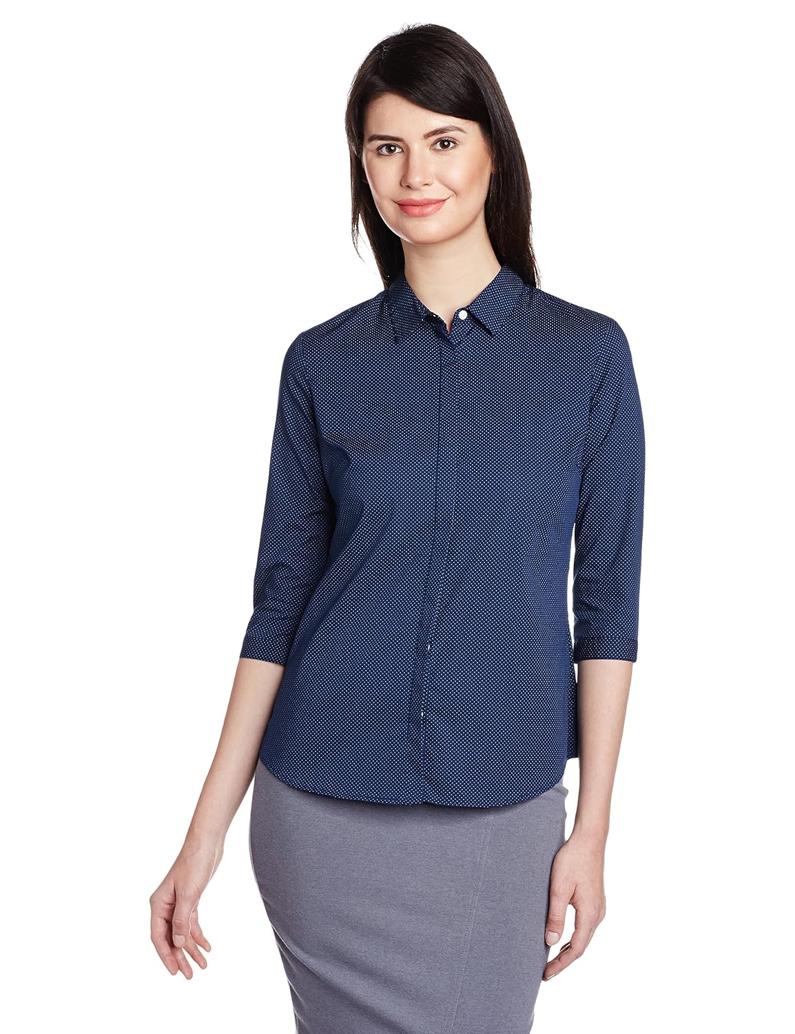 van heusen women's body blouse shirt