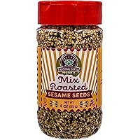 Natural Earth Products - Mix Roasted Sesame Seeds - OU-Kosher Parve - 4 Oz (Single)