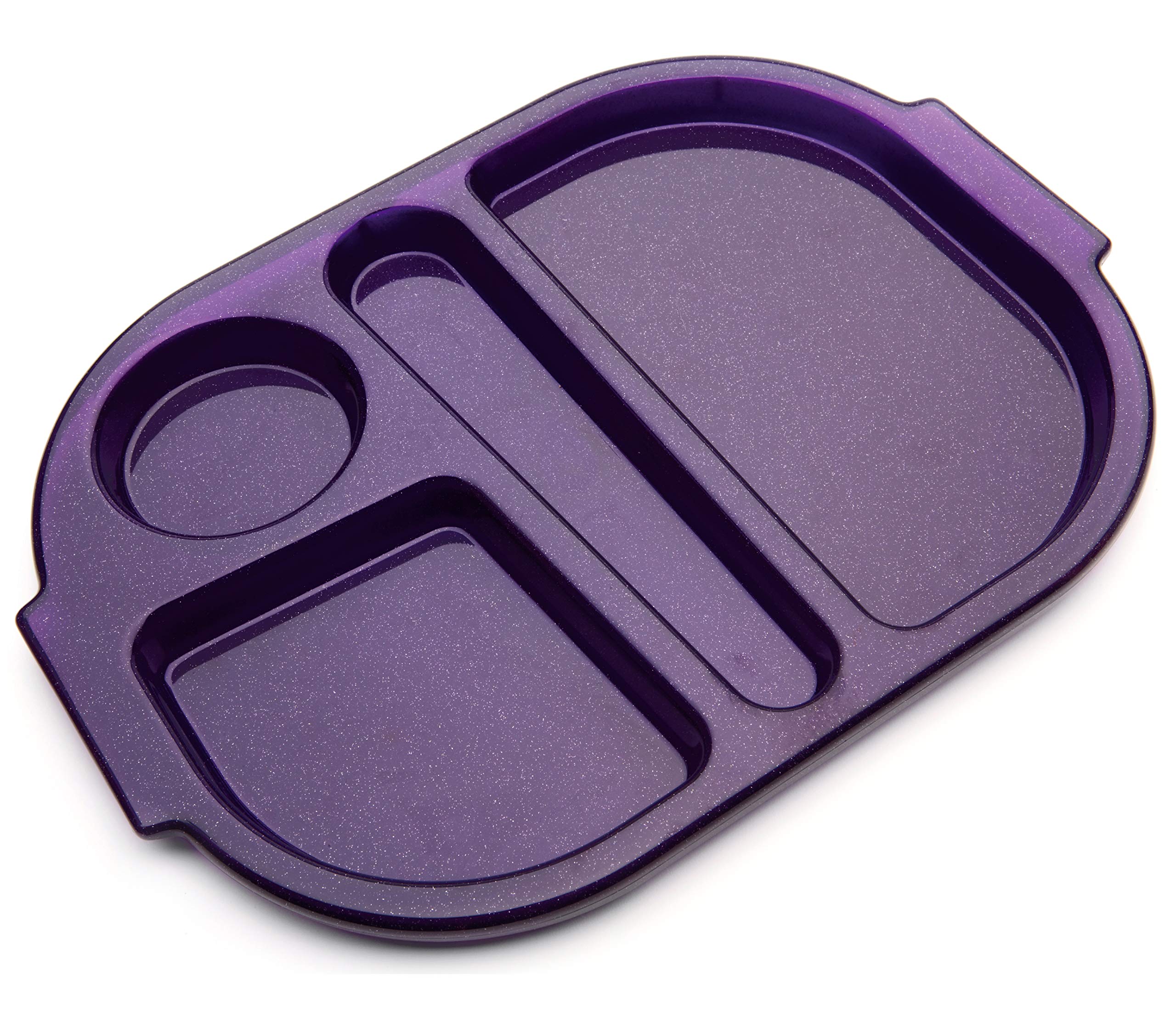 Meal Tray Purple Sparkle 28x23cm Polycarbonate