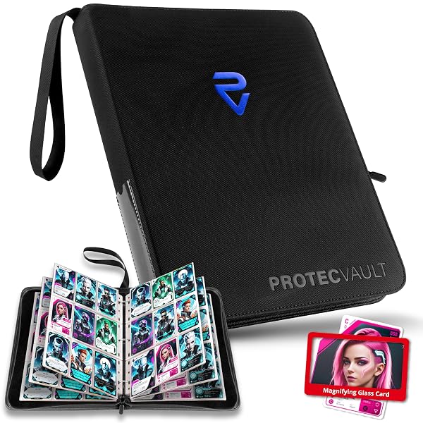 POKEMON CARD BINDER 900 POCKET WITH MAGNIFYING GLASS...