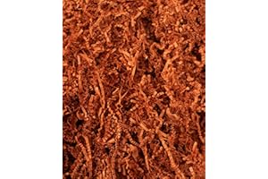 MagicWater Supply - 2 oz - Rust - Soft & Thin Crinkle Cut Paper Shred Filler great for Gift Wrapping, Basket Filling, Birthdays, Weddings, Anniversaries, Valentines Day, and other occasions