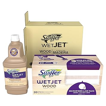 Amazon Com Swiffer Wetjet Wood Refill Bundle For Wetjet