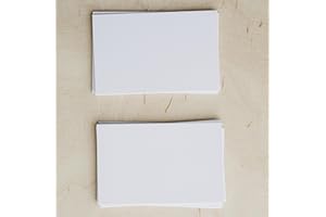 4x6 White Cards Blank (Set of 100) - Thick, Heavy Card Stock for Invitations, Greeting, Note, Thank You, Index Cards - Plain 
