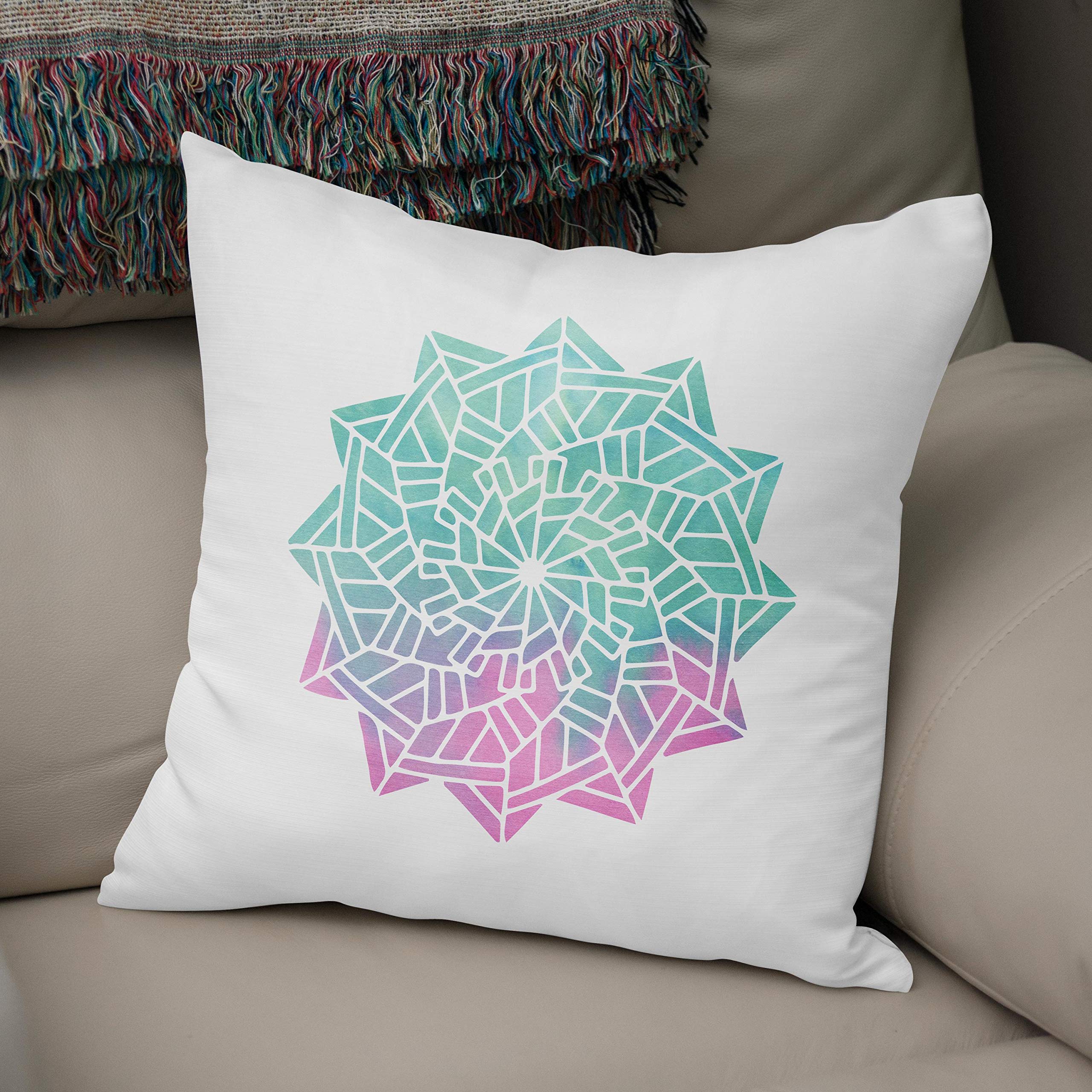 Bonamaison, Decorative Cushion Cover - 50% Cotton 50% Polyester - 43x43cm - Designed and Manufactured in Turkey