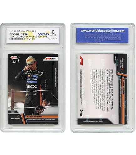 Amazon.com: 2025 Topps Now Formula 1 Lando Norris McLaren Wins