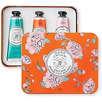 La Chatelaine Hand Cream Trio Tin Gift Set | Graduation Present | Teacher Gift | Ready-To-Gift Decorative Tin | Plant-Based |