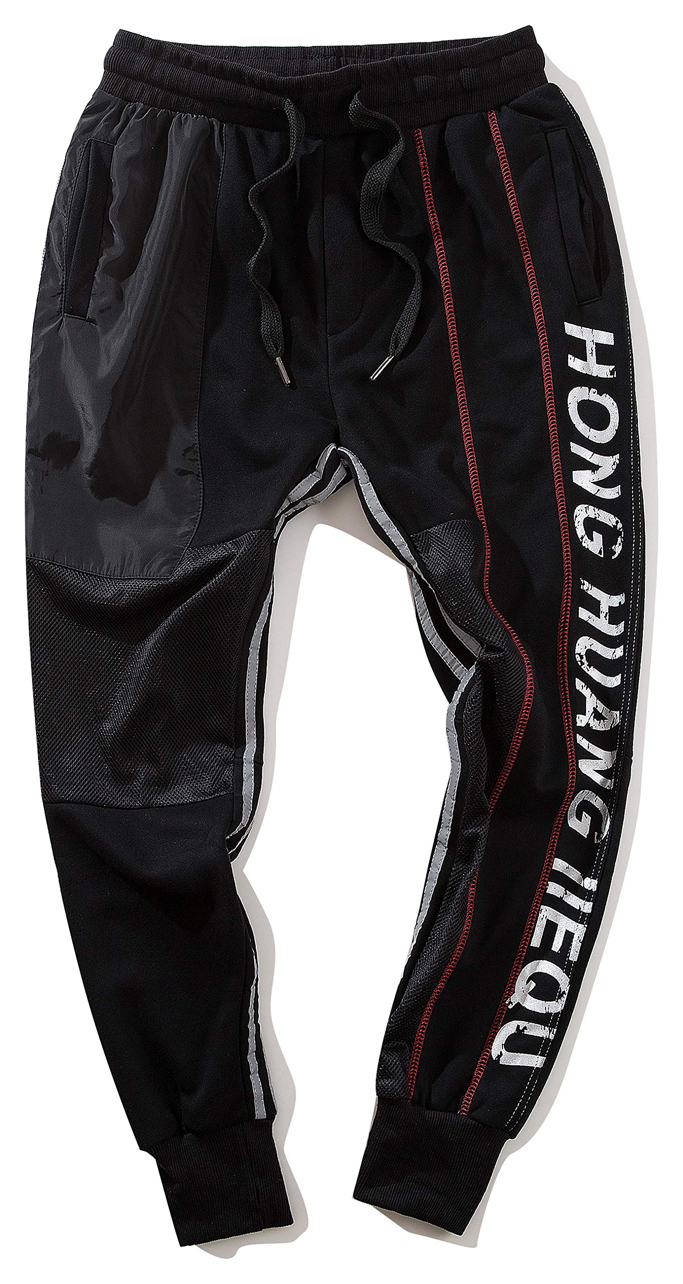 PIZOFF Camouflage Faux Leather Harem Jogger Pants