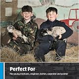 FORT Unisex Kid Coverall 333-WDL-36 Camo 36" Tearaway Junior view 7